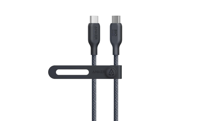 Anker 544 USB C to USB C Cable 240W, Bio-Nylon Charging Type C Fast Charger Cable for MacBook iPad 1M - Black